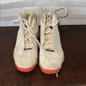 Air Jordan 13 Retro "Chinese New Year" Beige/Pink Size 3Y Youth Girls Basketball